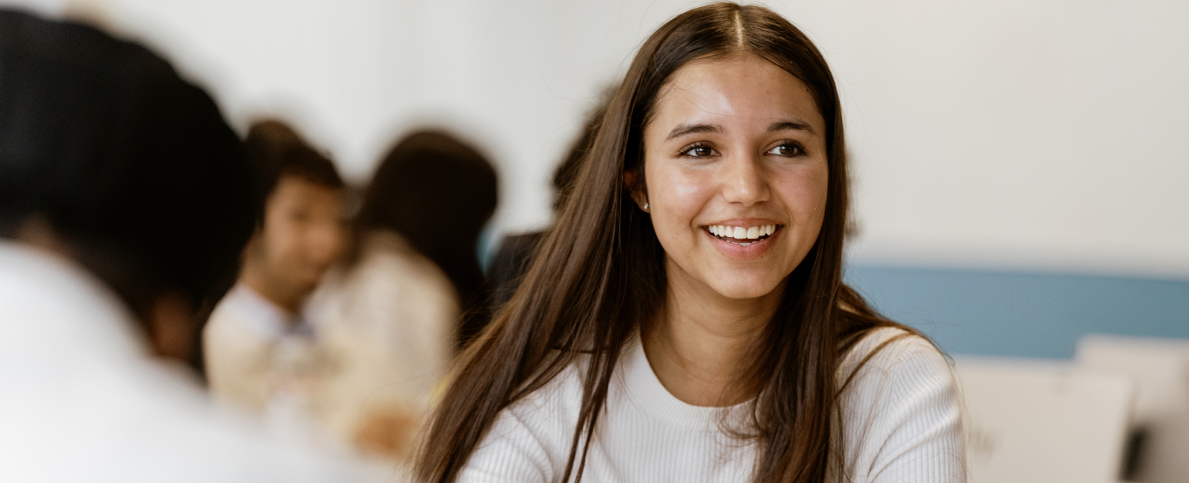 young girl smiling