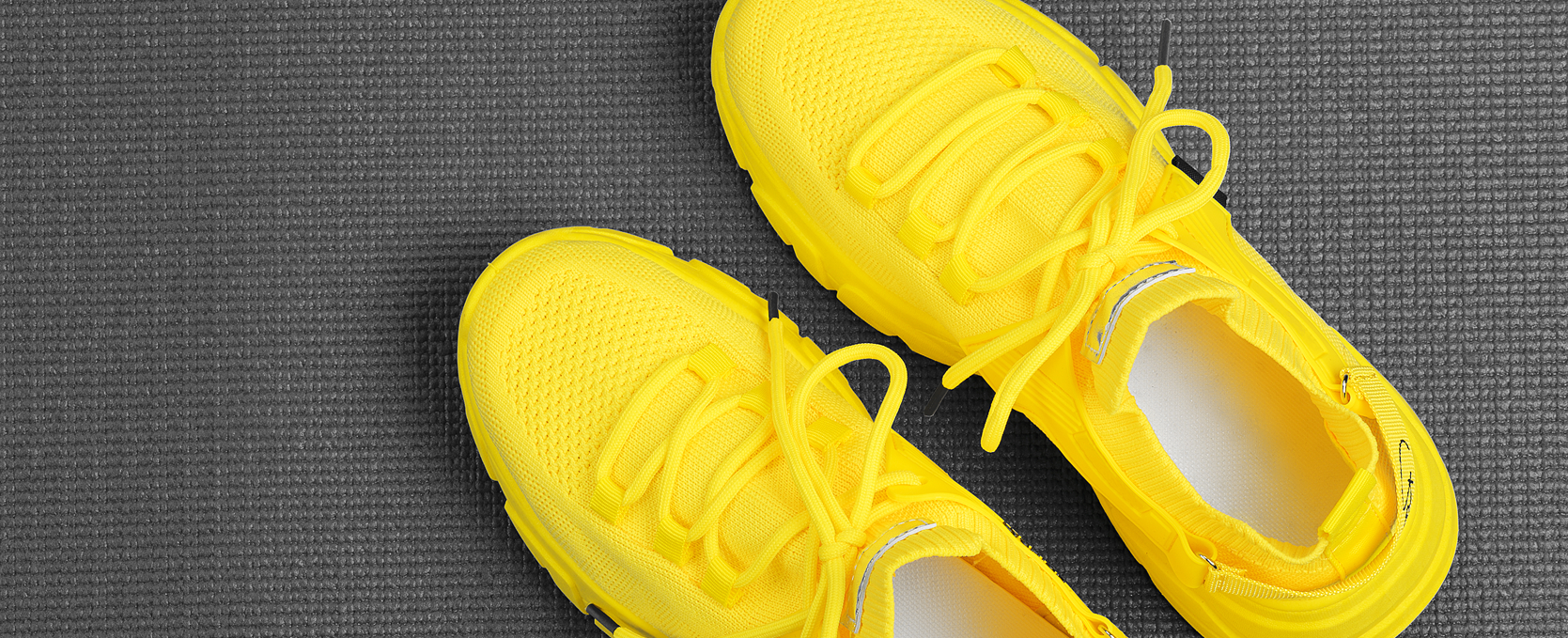Yellow trainers