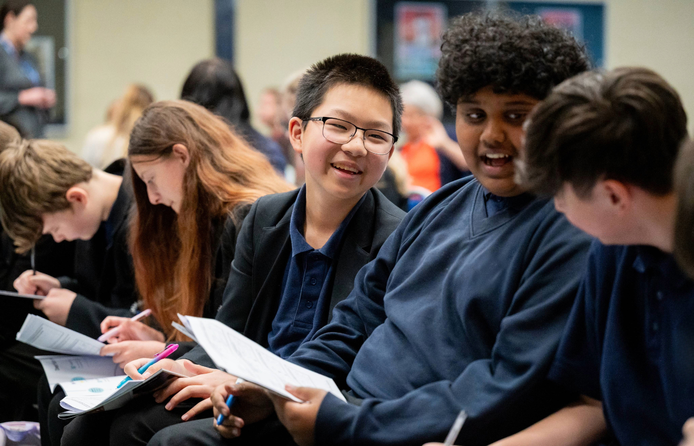 Photo of back of young people from our Beyond Horizons pilot
